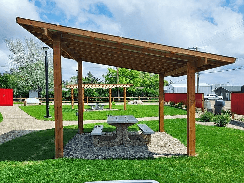 Picture of a Public Park Picnic Shelter