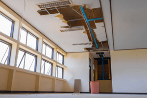 Picture of a Commercial Office with Flood Damage